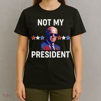 Not My President Anti Biden Pro Trump 2020 Election T-Shirt thumb 4