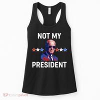 Not My President Anti Biden Pro Trump 2020 Election Women's Tank Top thumb 0
