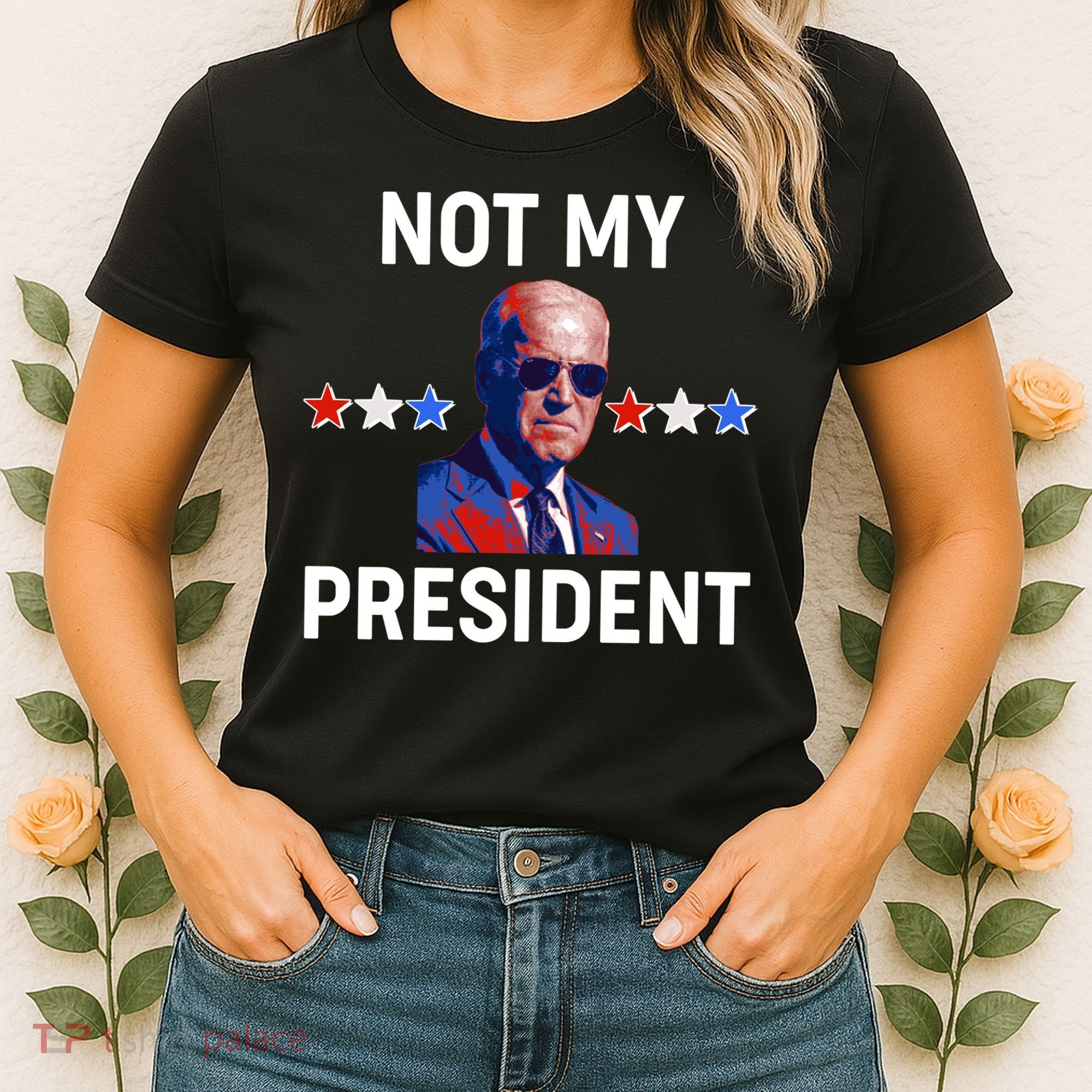 Not My President Anti Biden Pro Trump 2020 Election Women's T-Shirt