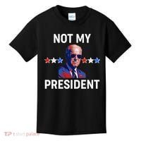 Not My President Anti Biden Pro Trump 2020 Election Kids T-Shirt thumb 0
