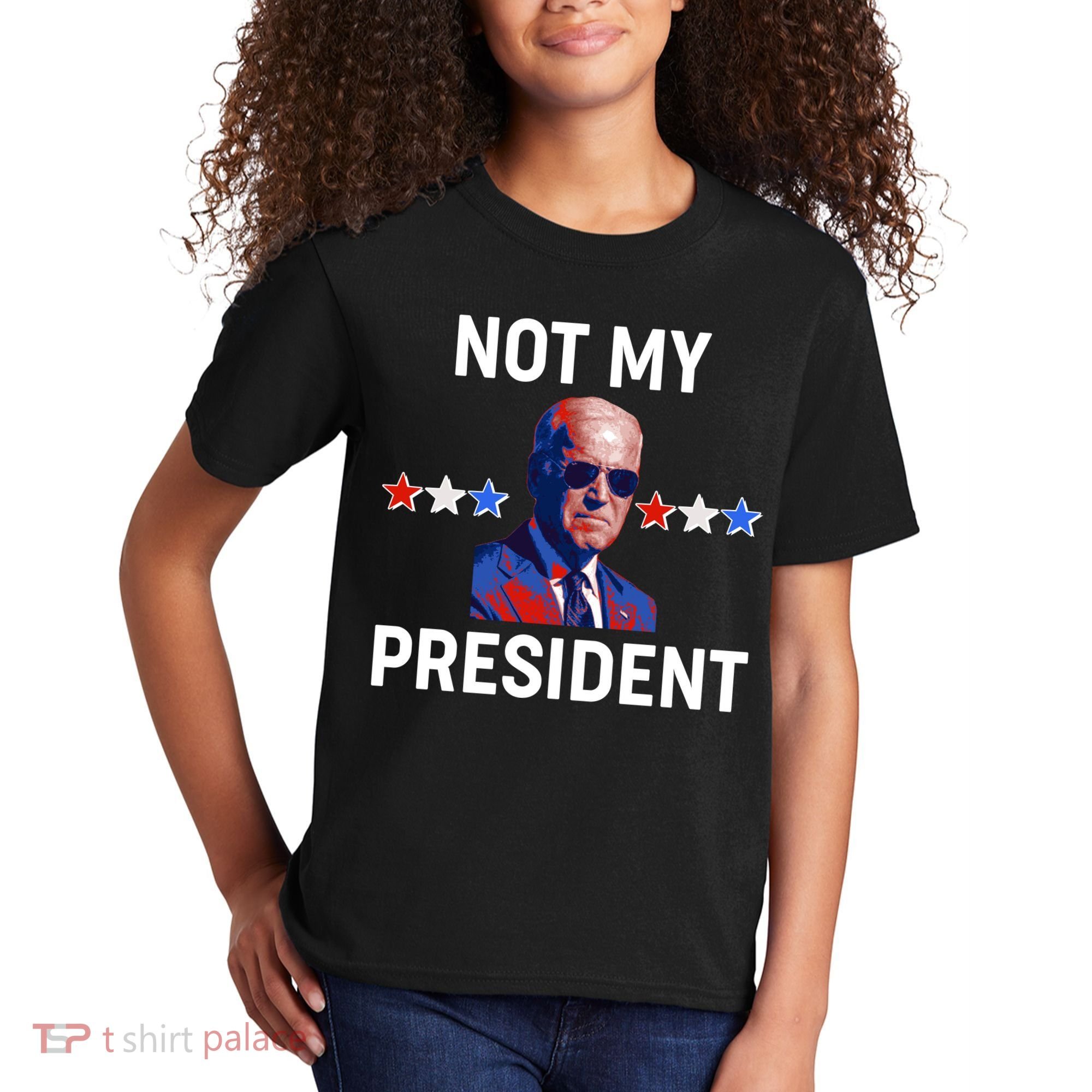 Not My President Anti Biden Pro Trump 2020 Election Kids T-Shirt