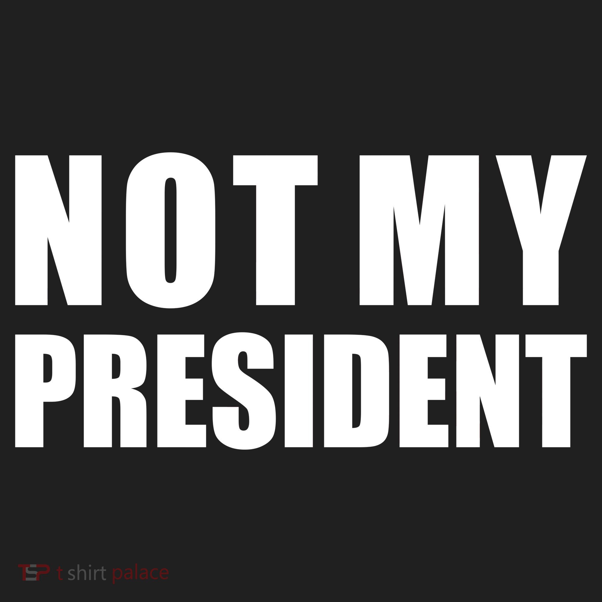 Not My President Classic Logo Women's Sweatshirt