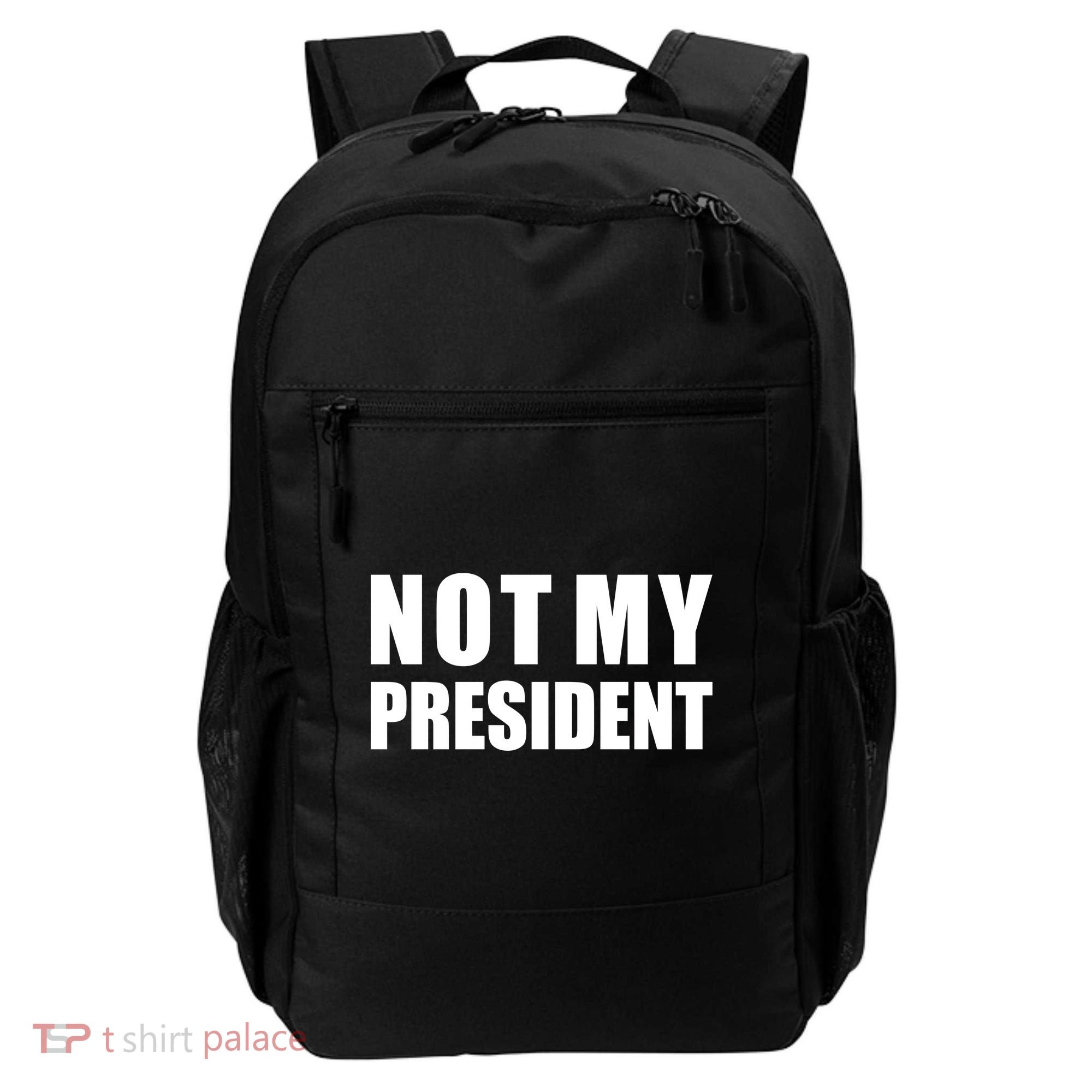Not My President Classic Logo Backpack