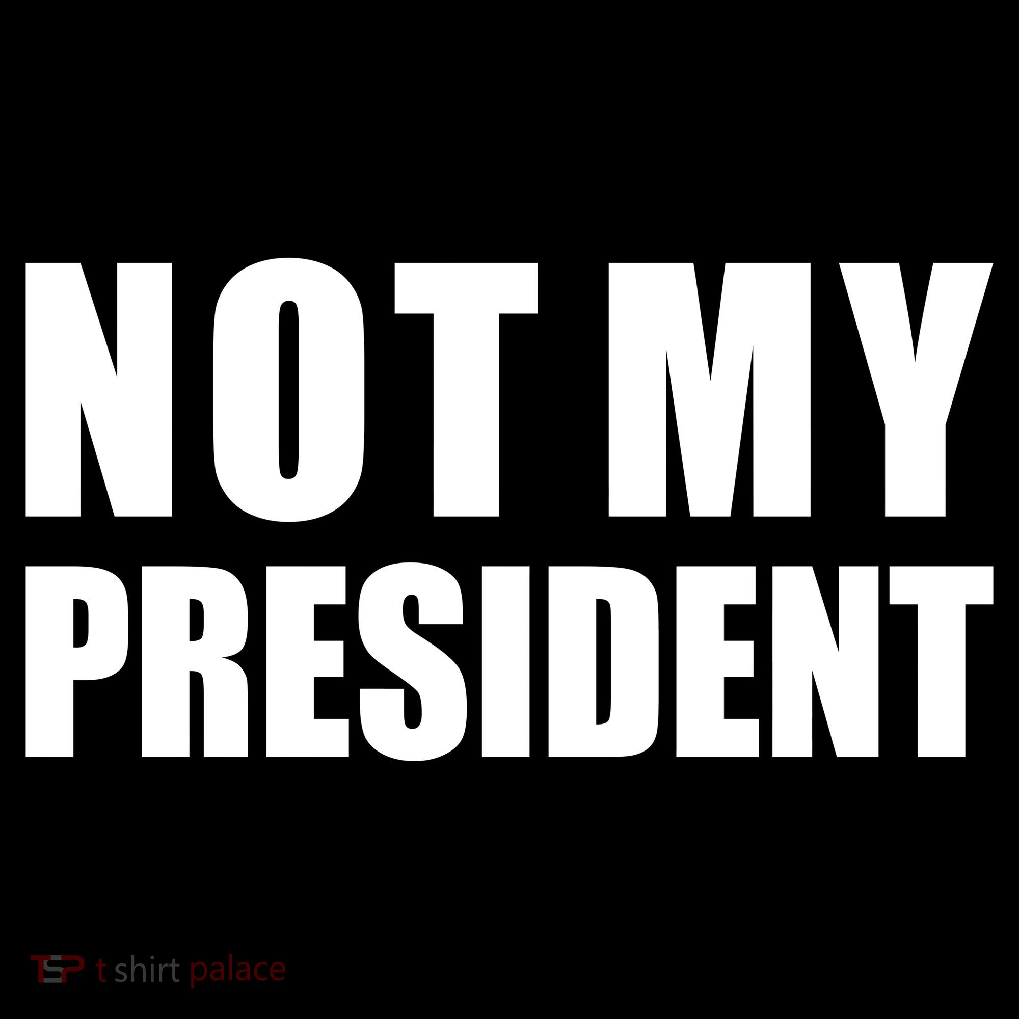 Not My President Classic Logo Women's Hoodie