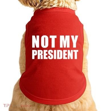 Not My President Classic Logo Doggie Tank