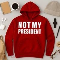 Not My President Classic Logo Hoodie thumb 3