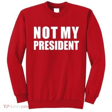 Not My President Classic Logo Sweatshirt