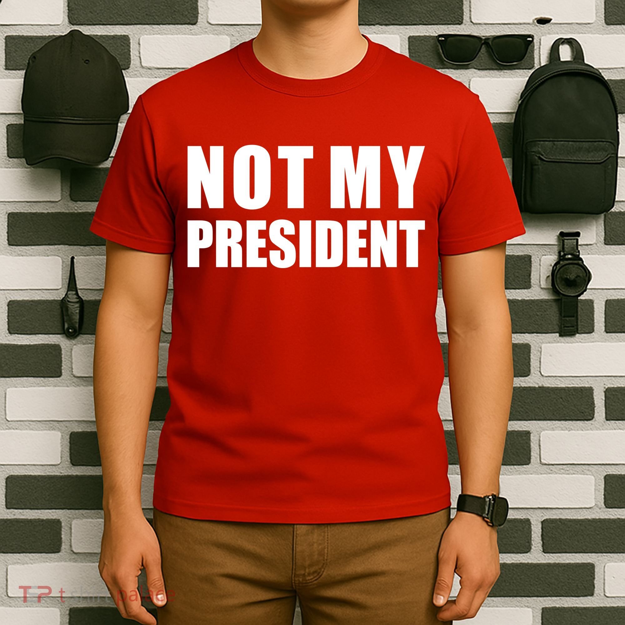 Not My President Classic Logo T-Shirt