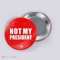 Not My President Classic Logo Button thumb 0