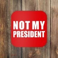 Not My President Classic Logo Coaster thumb 0
