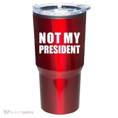 Not My President Classic Logo Tumbler