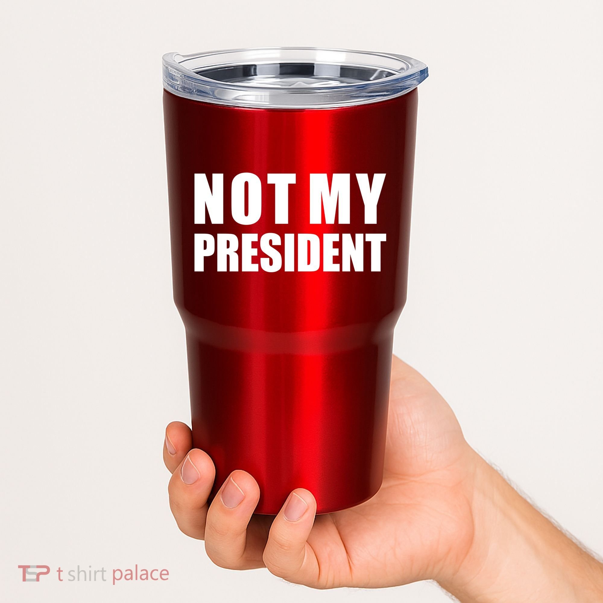Not My President Classic Logo Tumbler