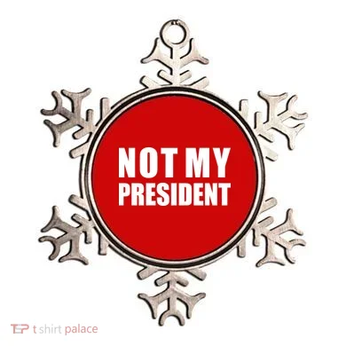 Not My President Classic Logo Ornament