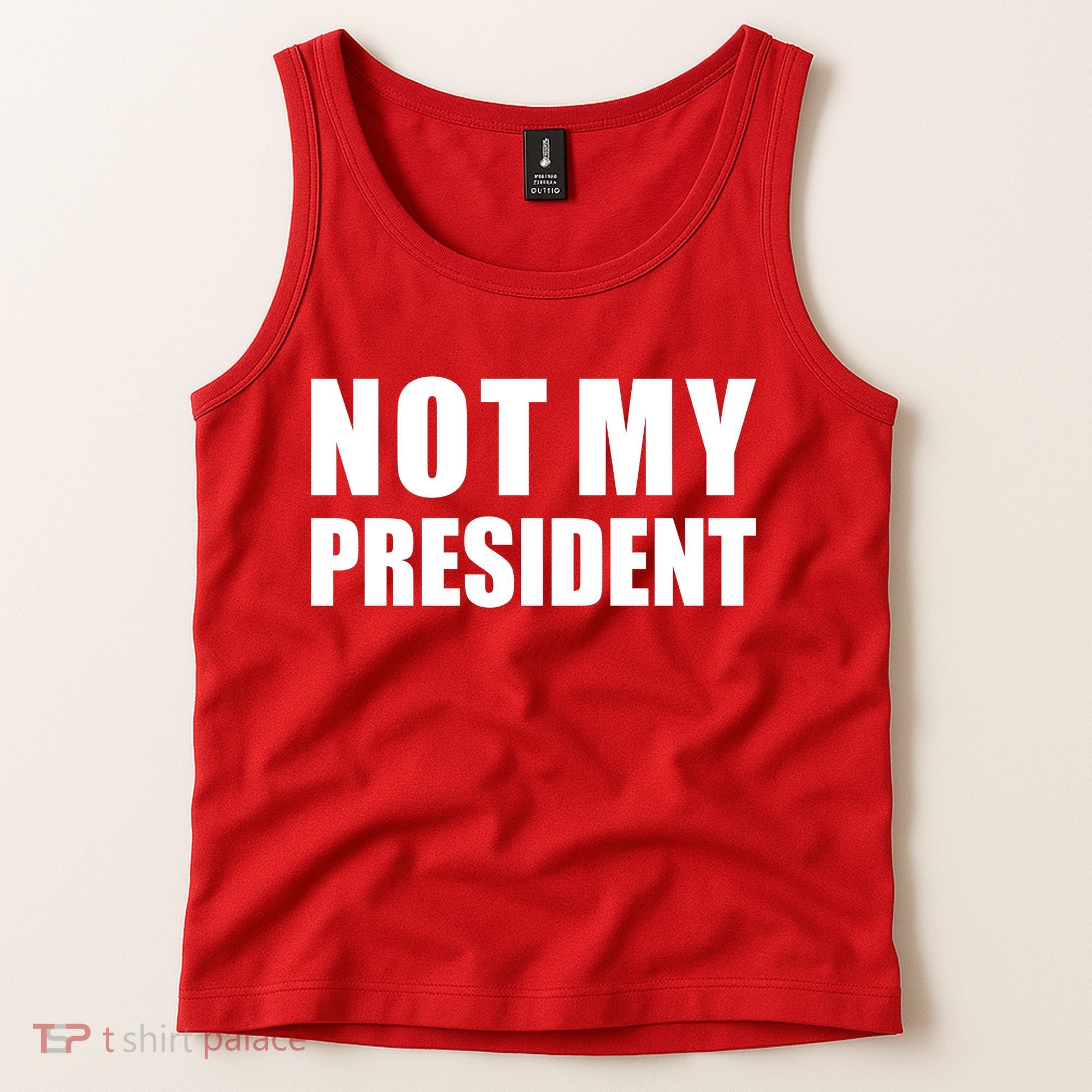Not My President Classic Logo Tank Top