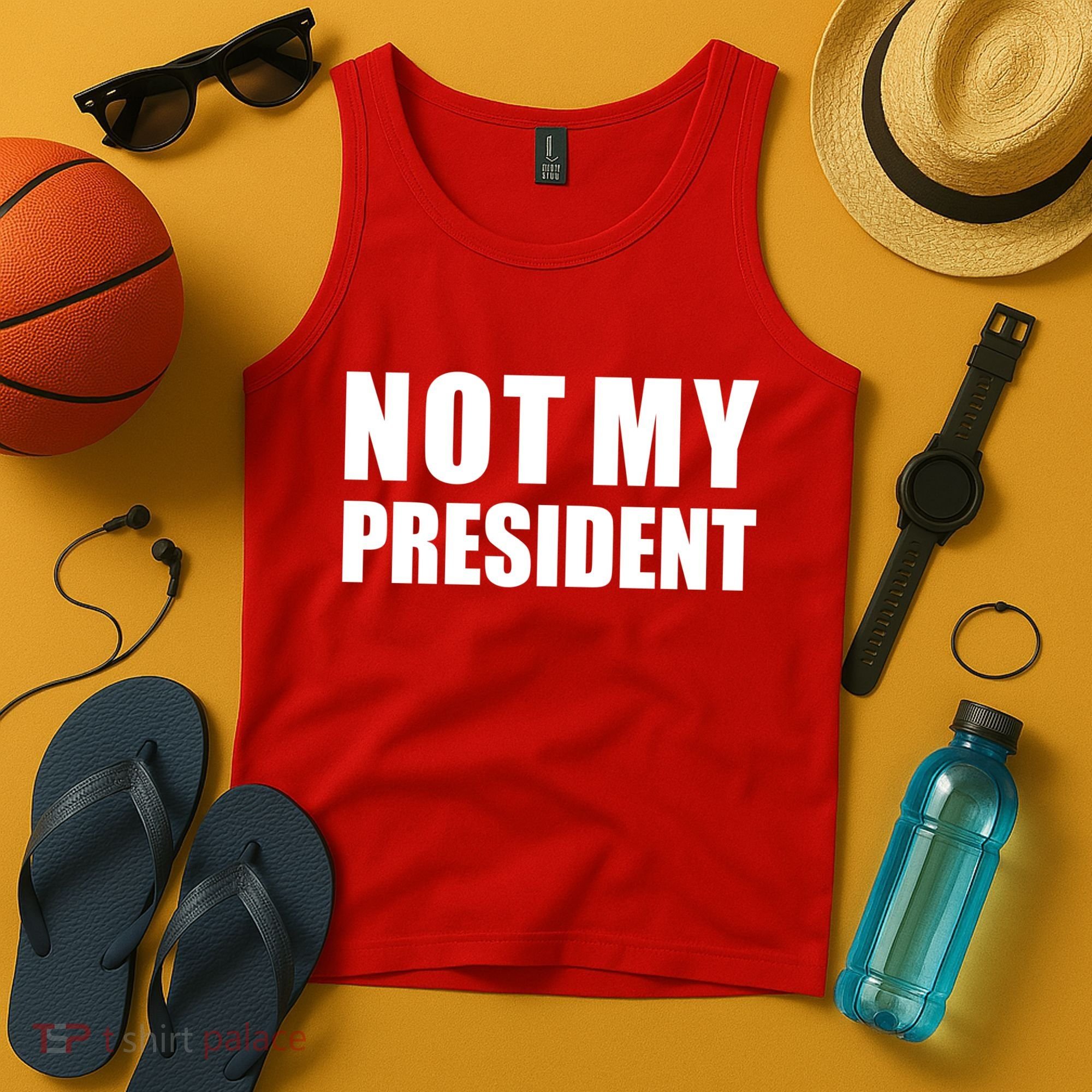 Not My President Classic Logo Tank Top