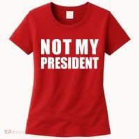 Not My President Classic Logo Women's T-Shirt thumb 0