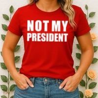 Not My President Classic Logo Women's T-Shirt thumb 2