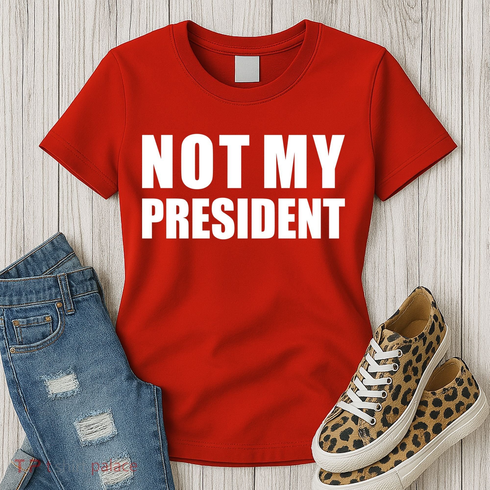 Not My President Classic Logo Women's T-Shirt