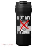 Not My President Red X Spray Paint Anti-Trump 24oz Duet Stainless Steel Tumbler thumb 0