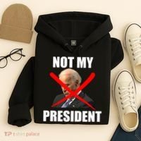 Not My President Trump Anti Biden Hoodie thumb 4