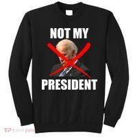 Not My President Trump Anti Biden Sweatshirt thumb 0