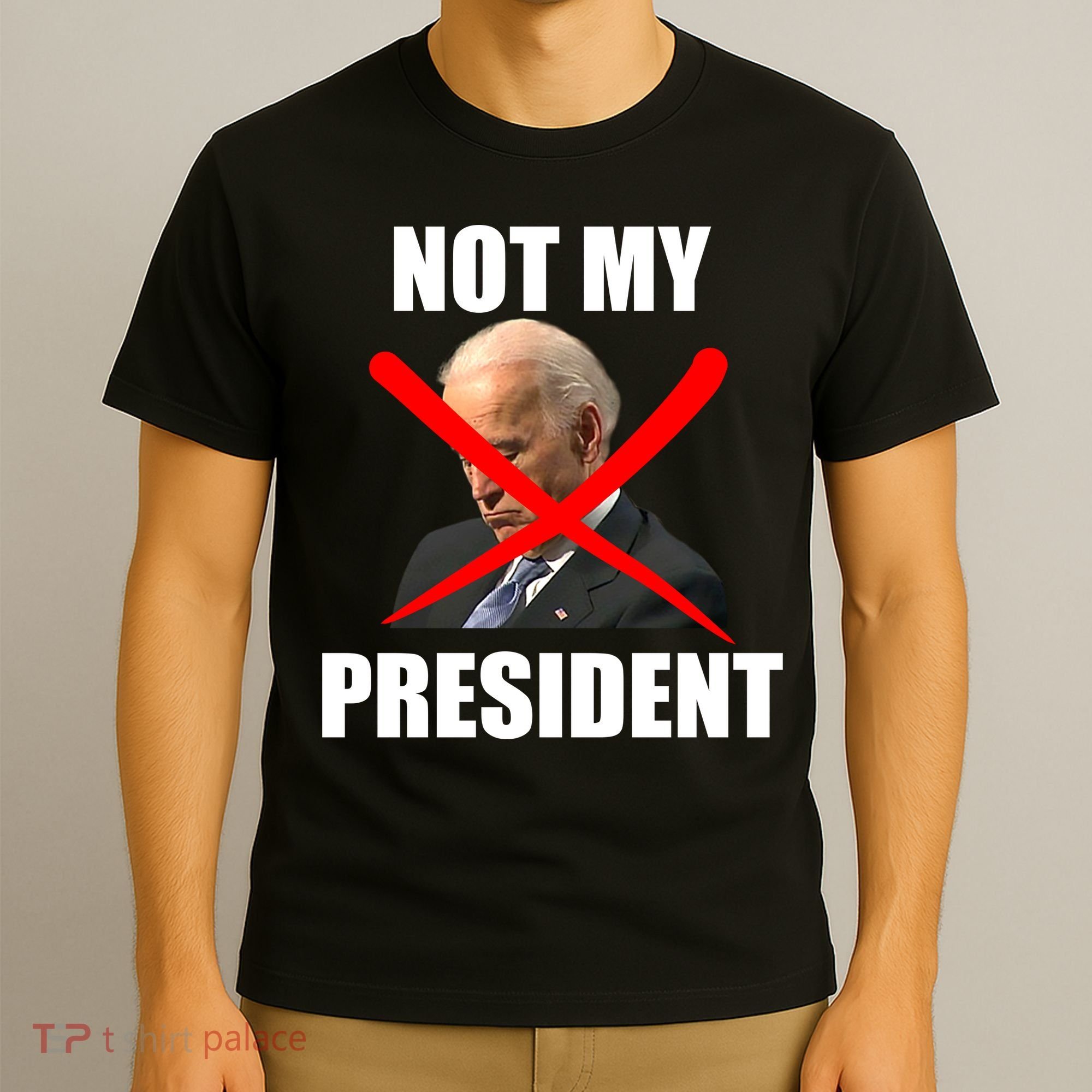Not My President Trump Anti Biden T-Shirt