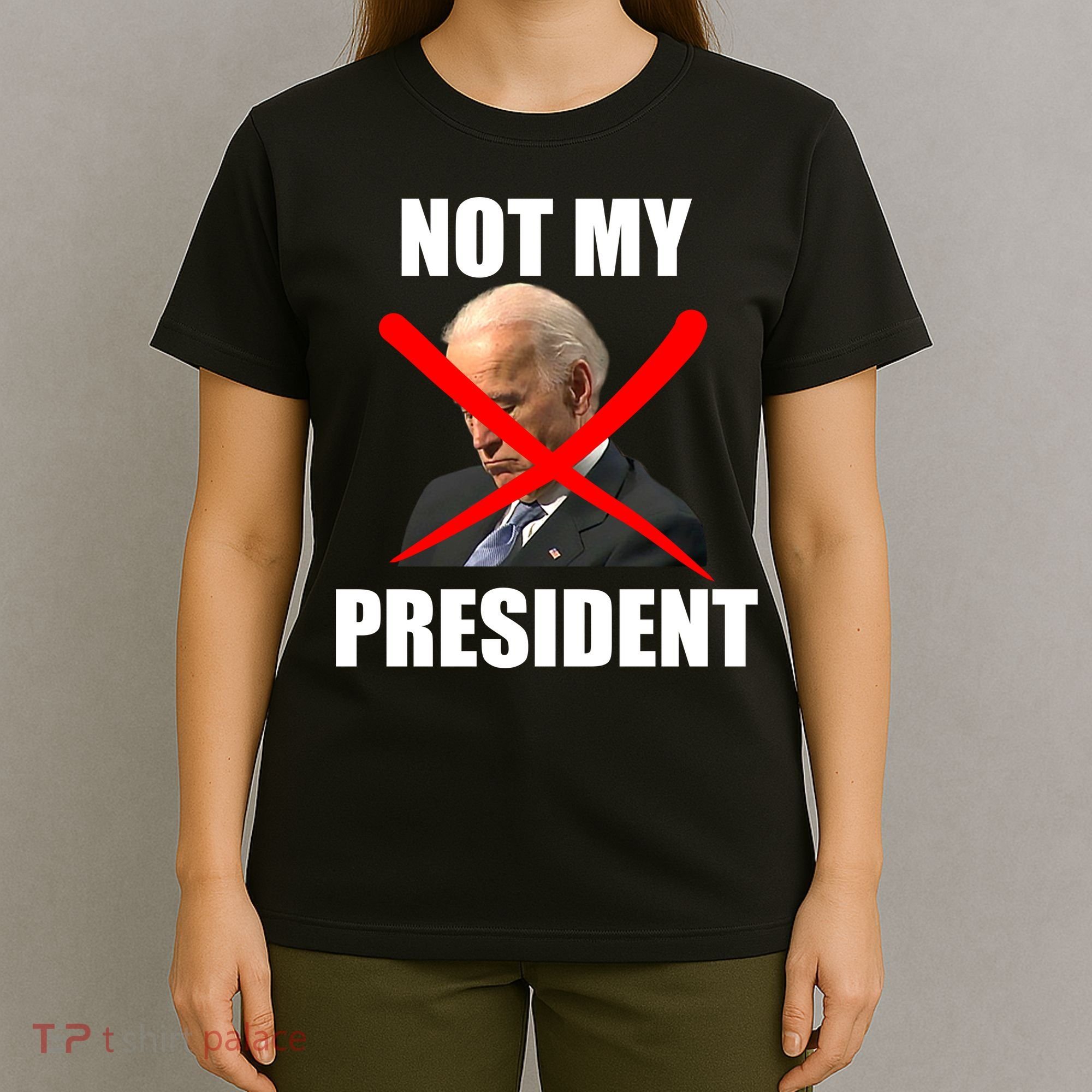Not My President Trump Anti Biden T-Shirt