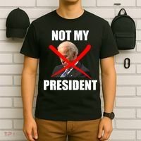Not My President Trump Anti Biden T-Shirt thumb 6