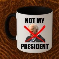 Not My President Trump Anti Biden Coffee Mug thumb 2