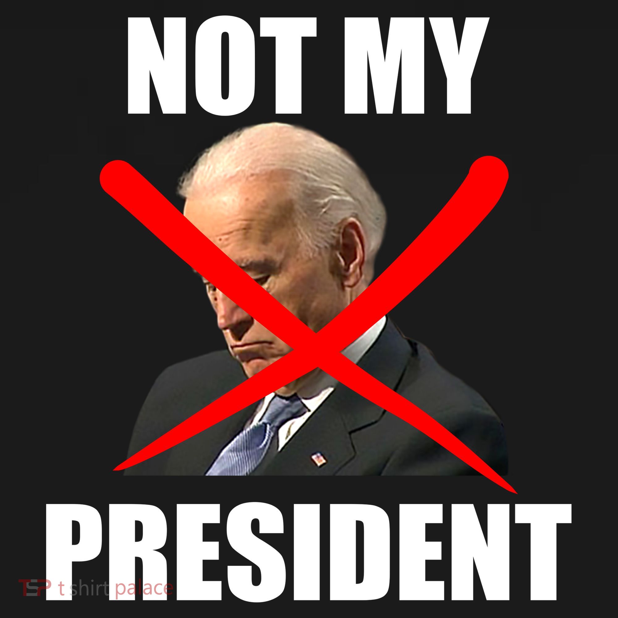 Not My President Trump Anti Biden Mousepad