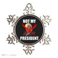 Not My President Trump Anti Biden Ornament thumb 0