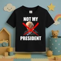 Not My President Trump Anti Biden Toddler T-Shirt thumb 3