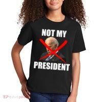 Not My President Trump Anti Biden Kids T-Shirt thumb 2