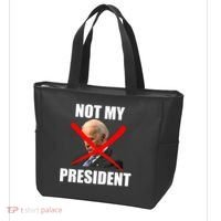 Not My President Trump Anti Biden Tote Bag thumb 3