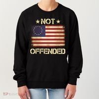 Not Offended Betsy Ross Flag Women's Sweatshirt thumb 0