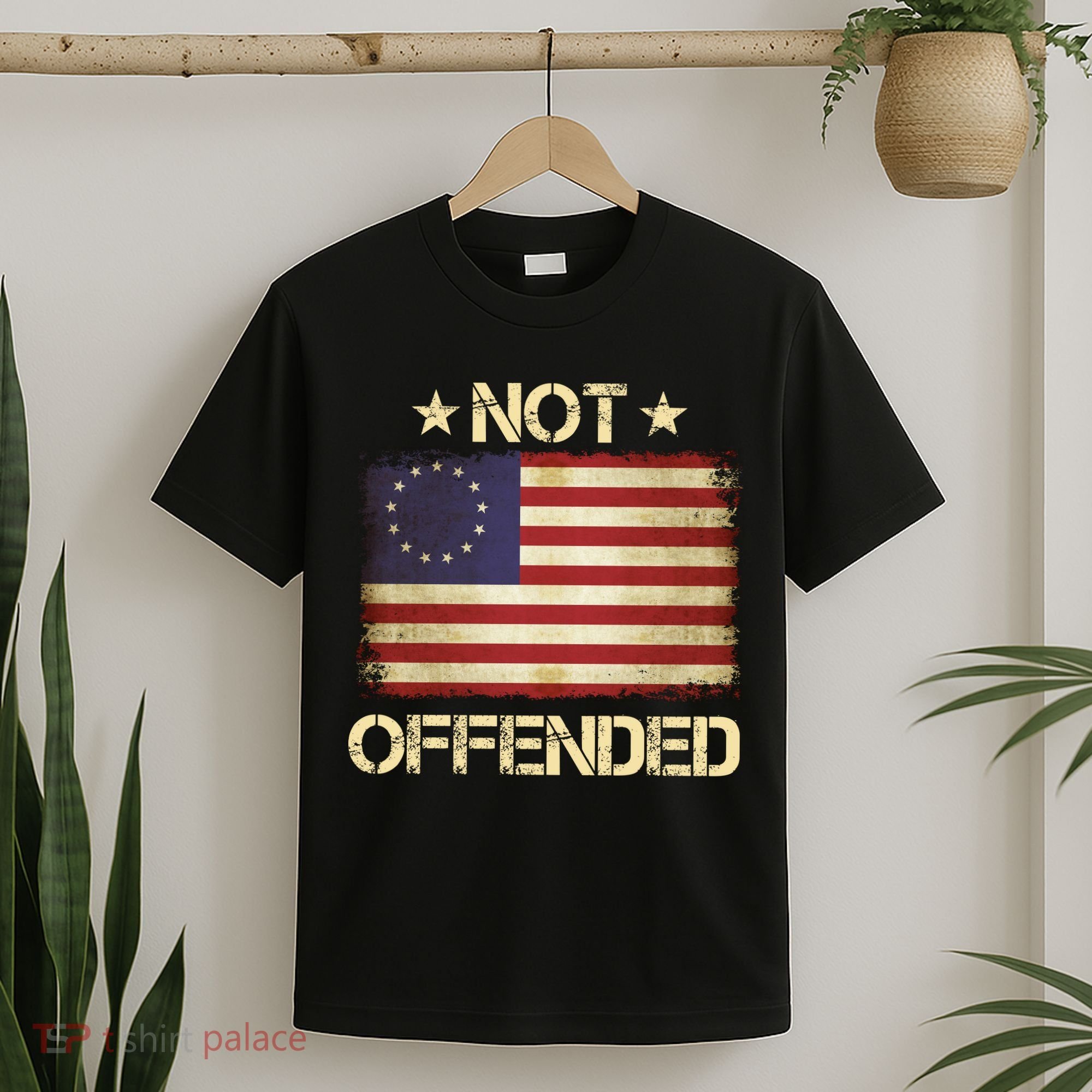 Not Offended Betsy Ross Flag T-Shirt