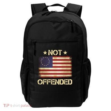 Not Offended Betsy Ross Flag Backpack