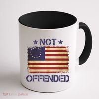 Not Offended Betsy Ross Flag Coffee Mug thumb 1