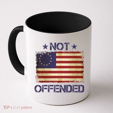 Not Offended Betsy Ross Flag Coffee Mug