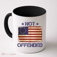 Not Offended Betsy Ross Flag Coffee Mug thumb 0