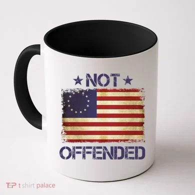 Not Offended Betsy Ross Flag Coffee Mug