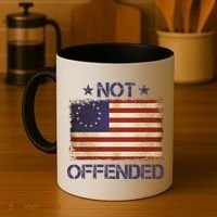 Not Offended Betsy Ross Flag Coffee Mug thumb 4