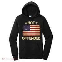 Not Offended Betsy Ross Flag Women's Hoodie thumb 0