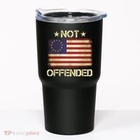 Not Offended Betsy Ross Flag Tumbler thumb 0