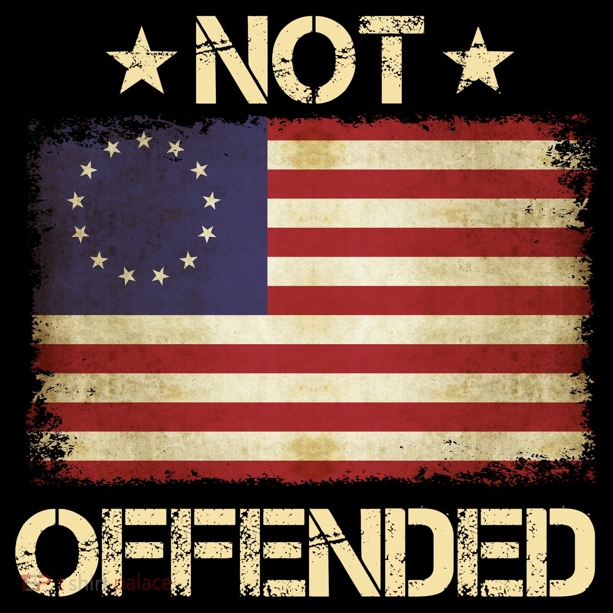 Not Offended Betsy Ross Flag Ornament