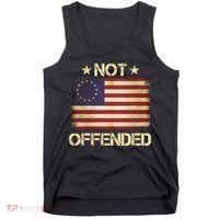 Not Offended Betsy Ross Flag Tank Top thumb 0