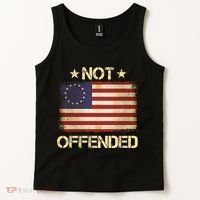 Not Offended Betsy Ross Flag Tank Top thumb 2