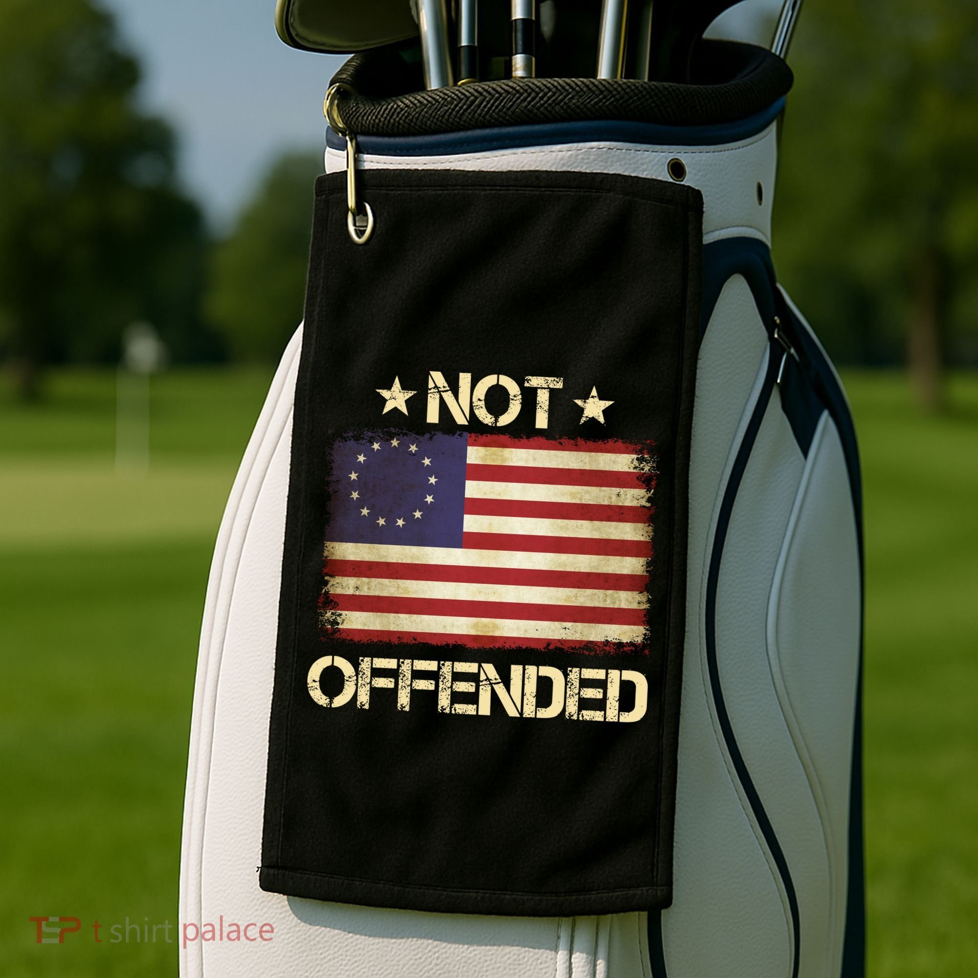 Not Offended Betsy Ross Flag Golf Towel