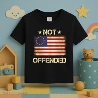 Not Offended Betsy Ross Flag Toddler T-Shirt thumb 3