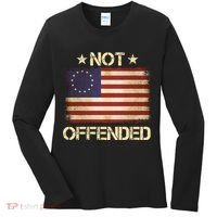 Not Offended Betsy Ross Flag Women's Long Sleeve Shirt thumb 0